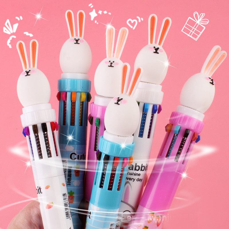 Jual Pulpen 10 warna kuda unicorn flamingo angsa dino pen imut lucu ...