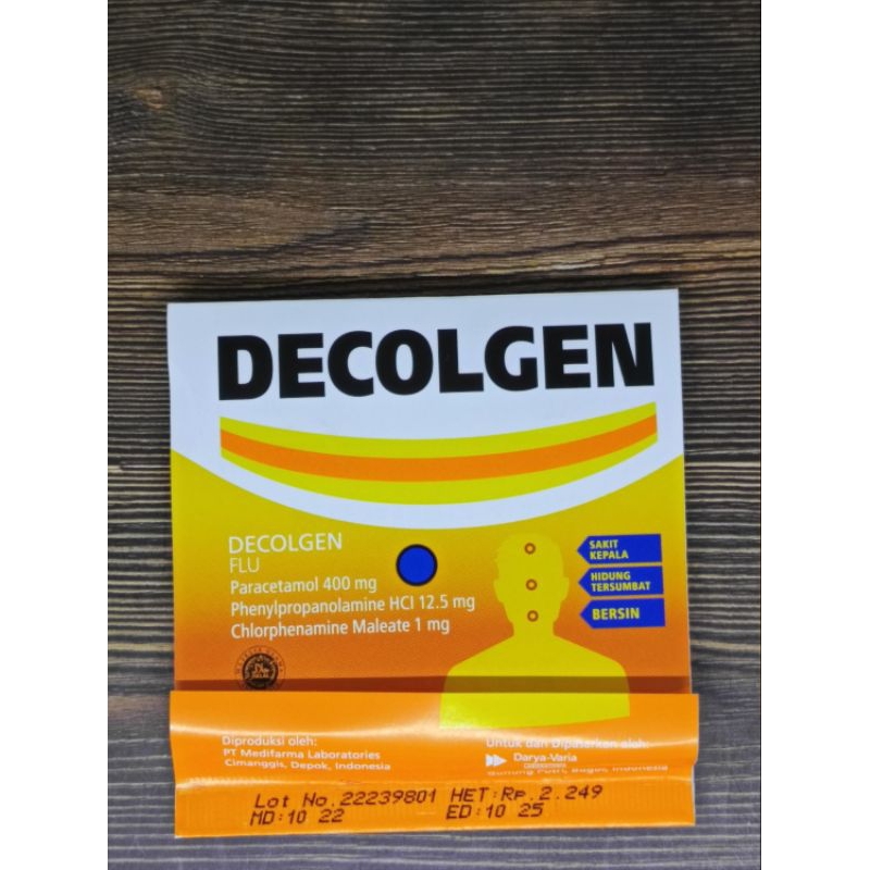 Jual Decolgen isi 4 tablet | Shopee Indonesia