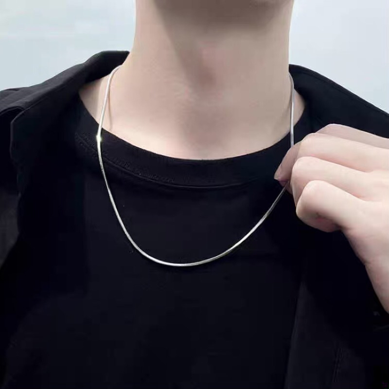 Jual KALUNG TITANIUM PRIA WARNA EMAS GOLD MODEL PLAT | Shopee Indonesia