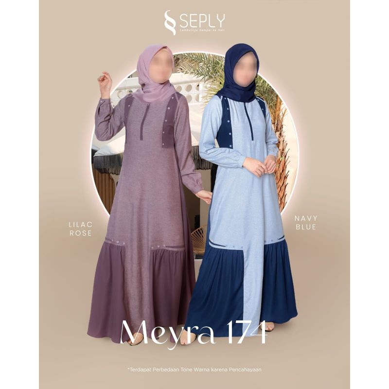 Jual SEPLY MEYRA 174 (LILAC ROSE, NAVY BLUE) | Shopee Indonesia