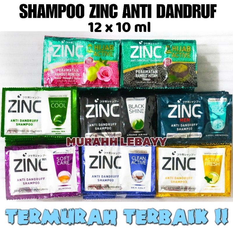 Jual Exp 2026 ZINC SHAMPOO 12 x 10 ML = 120 ML SHAMPOO ANTI KETOMBE