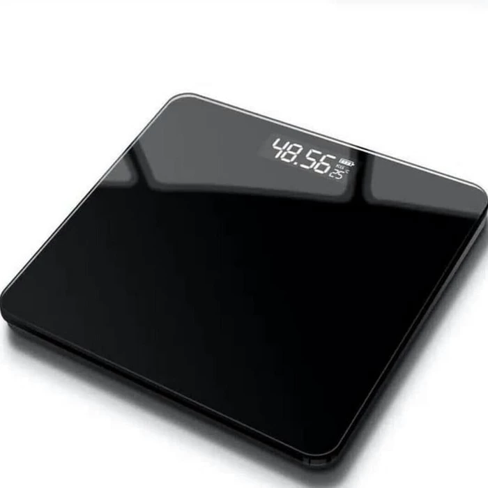 TIMBANGAN BADAN DIGITAL 180 KG / TIMBANGAN BADAN KACA HITAM DIGITAL 180KG SCALE KACA 27x27 | AutoStock