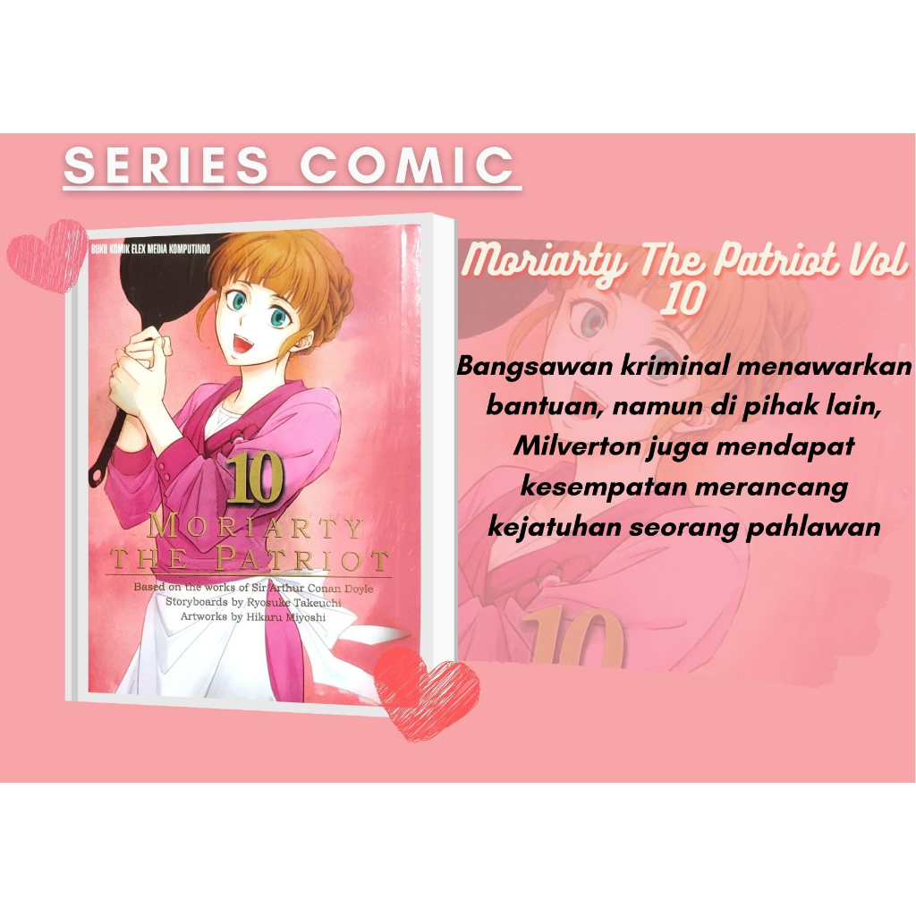 Jual Komik Seri Moriarty The Patriot Vol 10 By Ryosuke Takeuchi ...