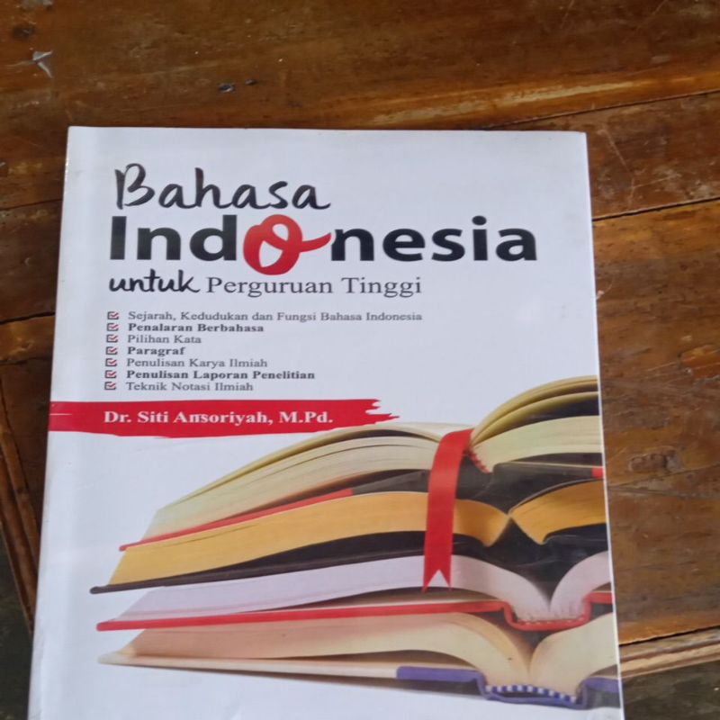 Jual Buku Bahasa Indonesia Utk Perguruan Tinggi By Siti Ansoriyah ...