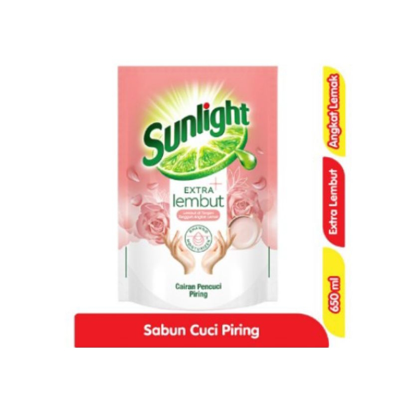 Jual Sunlight Sabun Cuci Piring Extra Lembut 650ml | Shopee Indonesia