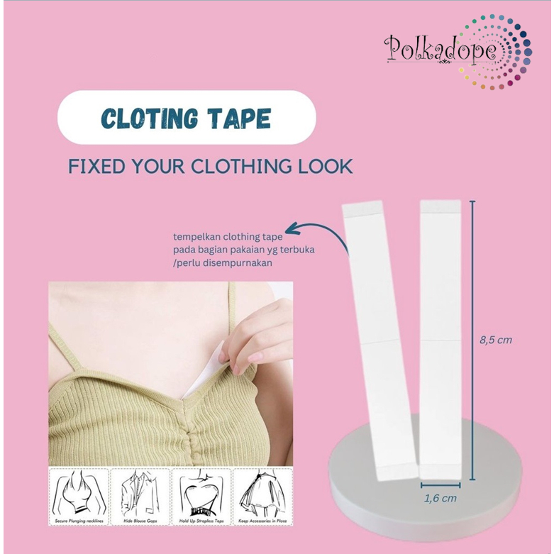 Jual Fashion Tape / Double Tape Alat Perekat Pakaian / Double Tape Baju