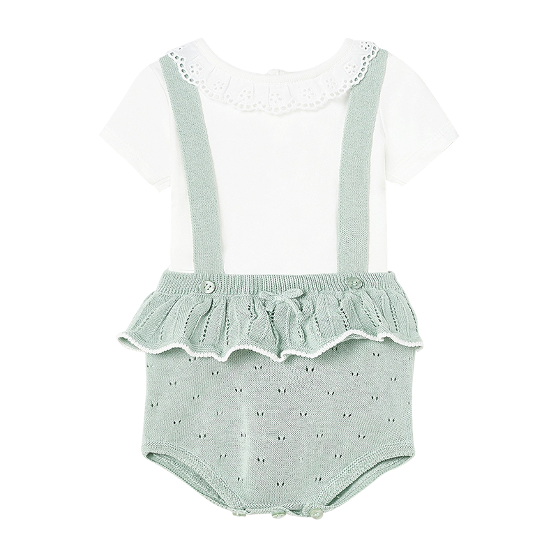 Jual Misty Green Bloomers W/ Suspenders Set Shopee Indonesia