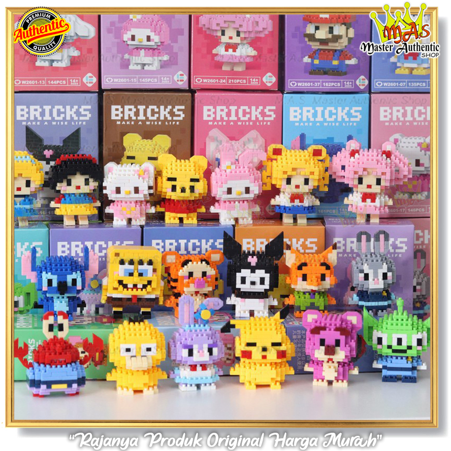 Jual Nano Block Mainan Balok Building Block Nano Blok Nano Bricks Balok