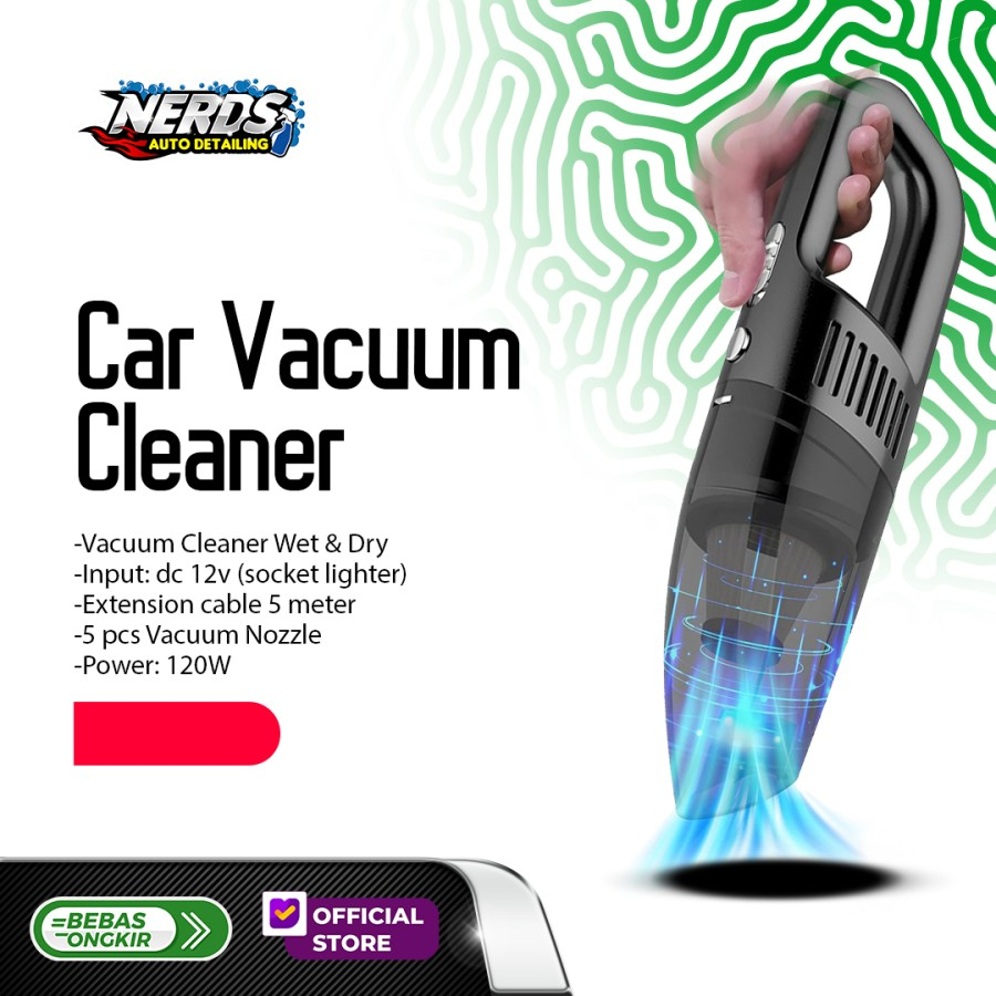 Jual Car Vacuum Cleaner Penghisap/Penyedot Debu Mobil serbaguna12V Wet