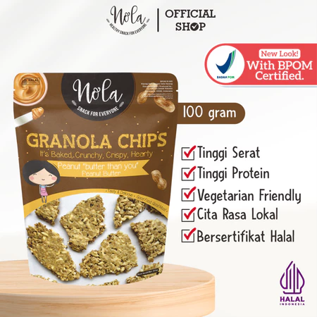 Nola Granola Chips Peanut Butter