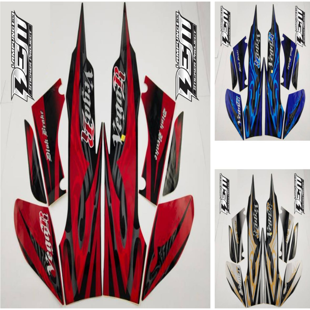 Jual Stiker striping yamaha vega r 2008 stiker list body standar ...