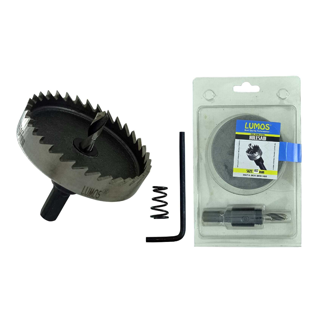 Jual Hole Saw HSS LUMOS 60mm / HoleSaw Besi 60mm / Mata Bor Besi 60 mm