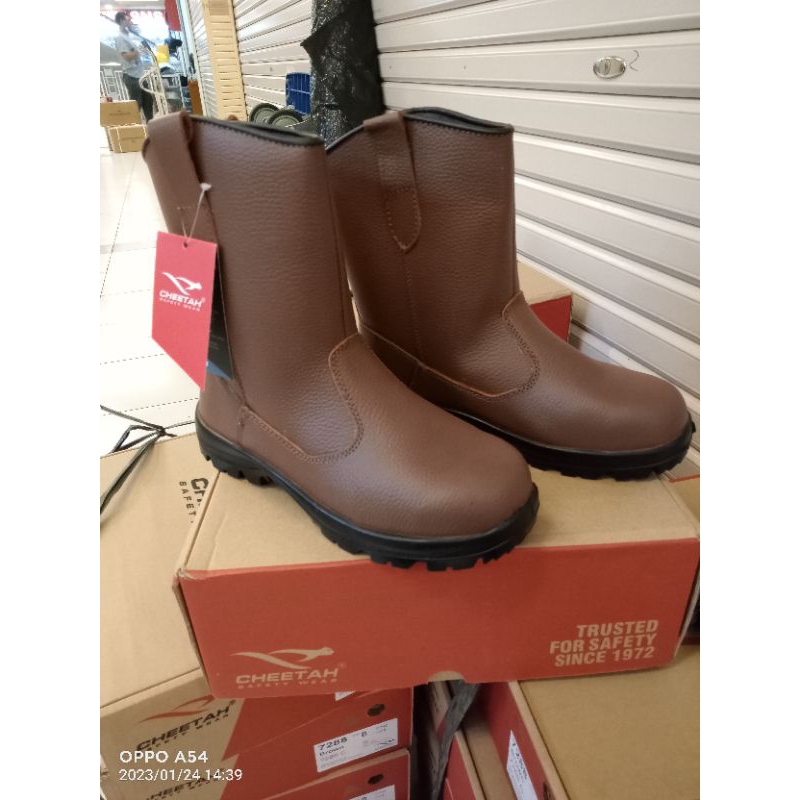 Jual Sepatu Safety Cheetah 7288c - Sepatu Safety Kerja Proyek Cheetah