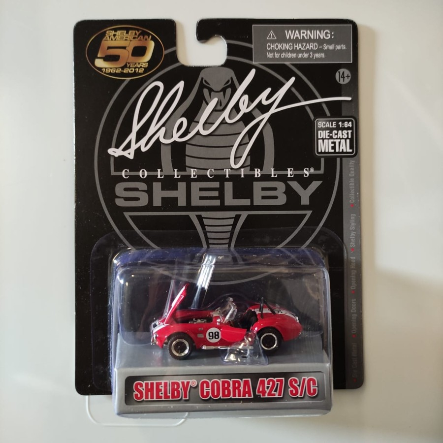 Modèle Réduit Shelby Cobra 427 S/C Rouge - Shelby Collectibles 1:18, Boîte