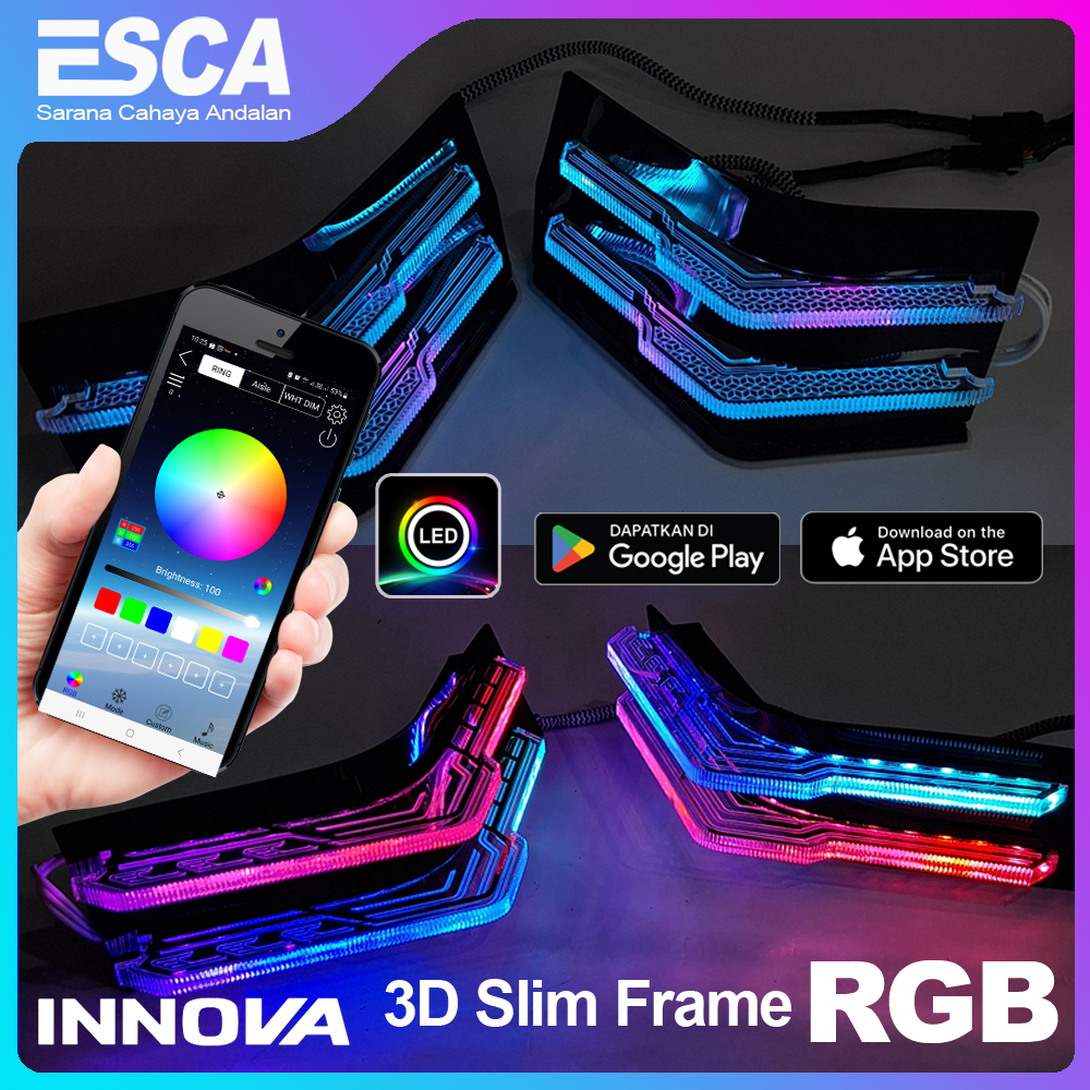 Jual 3D Slim Frame RGB Innova Reborn Custom Merk Vahid | Premium 3D ...