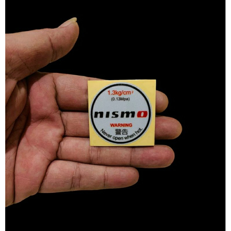 Jual sticker printcut radcap / radiator cap nismo | Shopee Indonesia