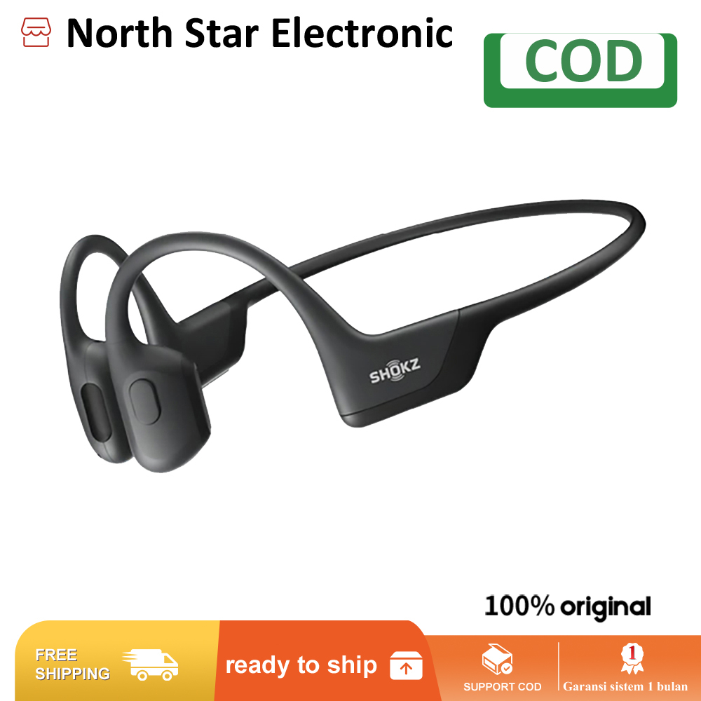 Jual Shokz OpenRun Pro Wireless Bone Conduction Headphone - Aftershoza ...
