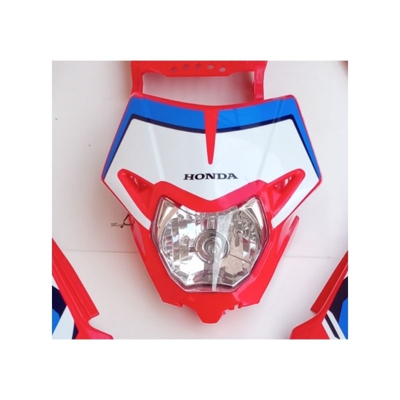 Jual headlamp crf 150 L merah model 2022 pnp smua tahun | Shopee Indonesia
