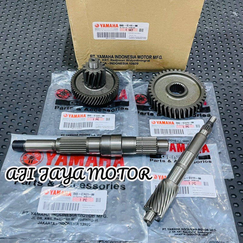 Jual Gigi Rasio Set Aerox 155 Gear Rasio Komplit ( B65 ) | Shopee Indonesia