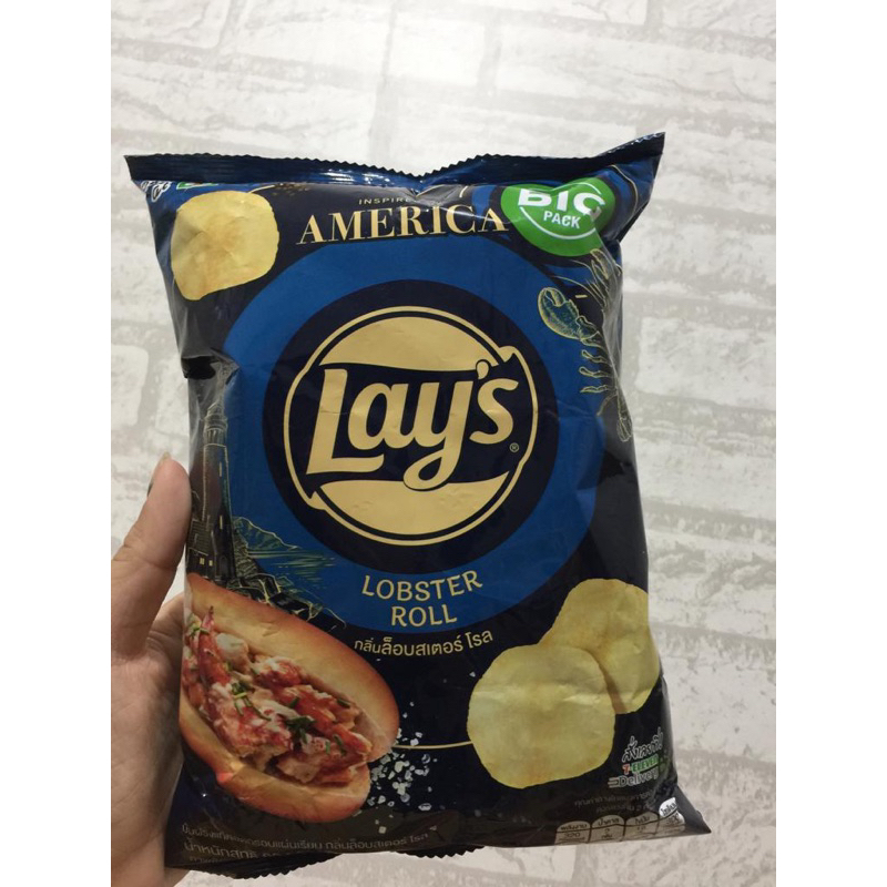 Jual LAYS Classic Potato Chips Lobster Roll Flavor/ Snack Thailand