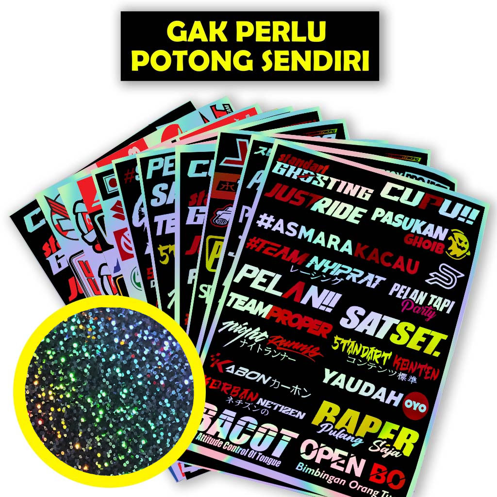 Jual Stiker Hologram Stiker Hologram Motor Stiker Motor Hologram Setiker Hologram Stiker 7749