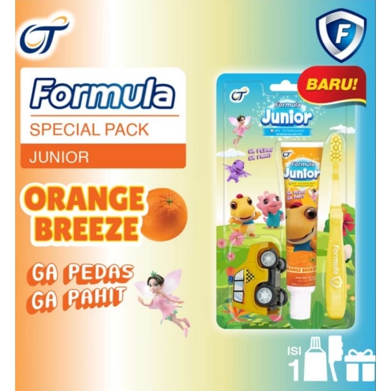 Jual Formula Pasta Gigi Junior Orange Breeze Sikat Gigi Formula