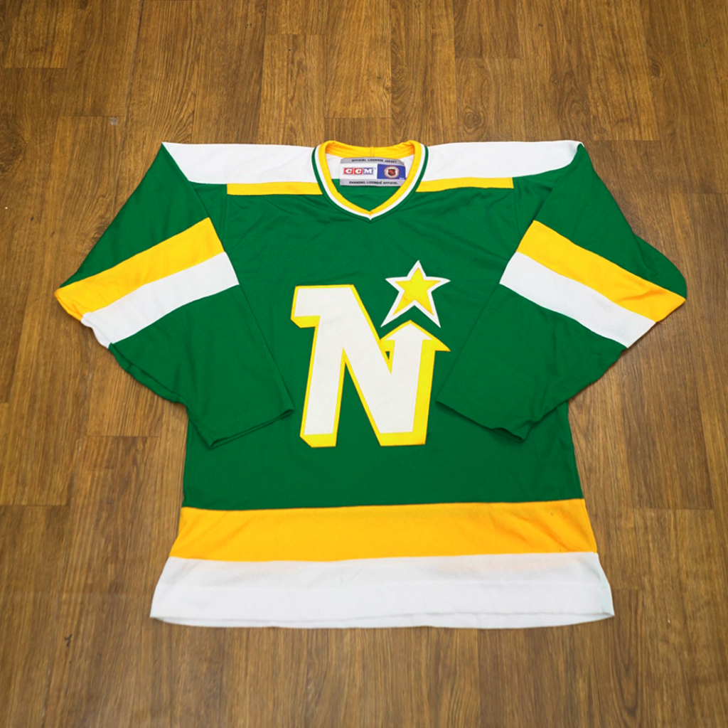 Bobby Smith North Stars Shirt AJ Sports Brian Bellows Signed - Main Image