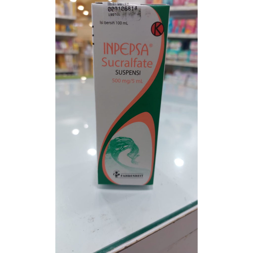 Jual INPEPSA 500 MG SIRUP 100 ML/SUCRALFATE/OBAT MAAG/PENCERNAAN ...