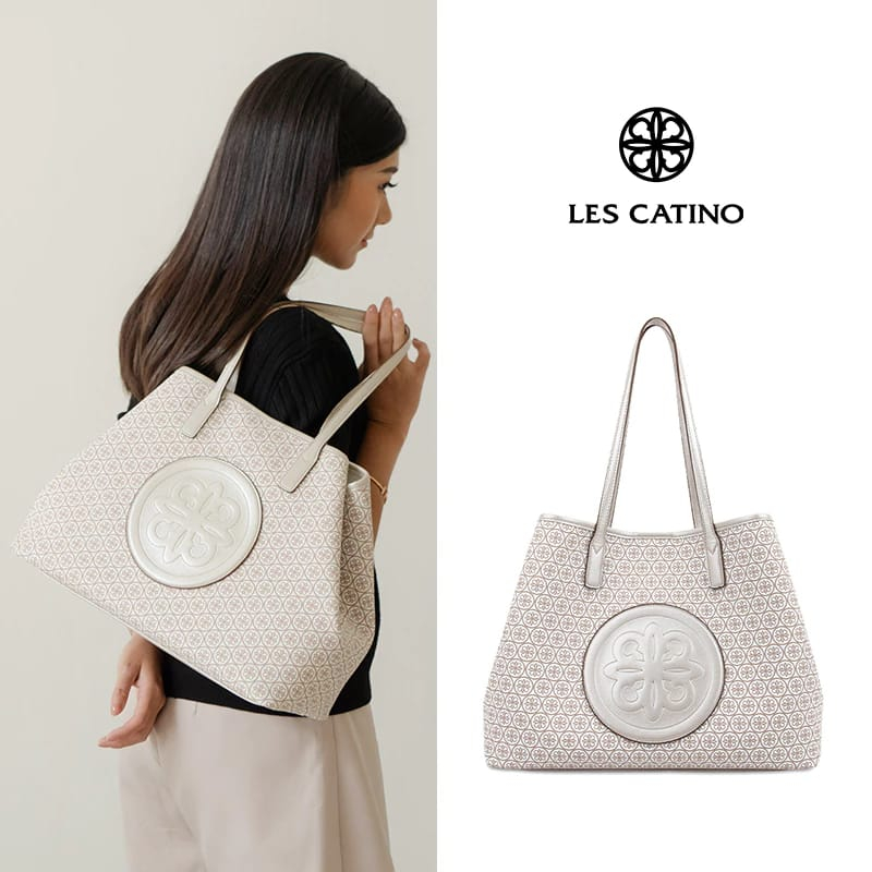 Jual Les Catino Tote Devica Carry Monogram Shopee Indonesia