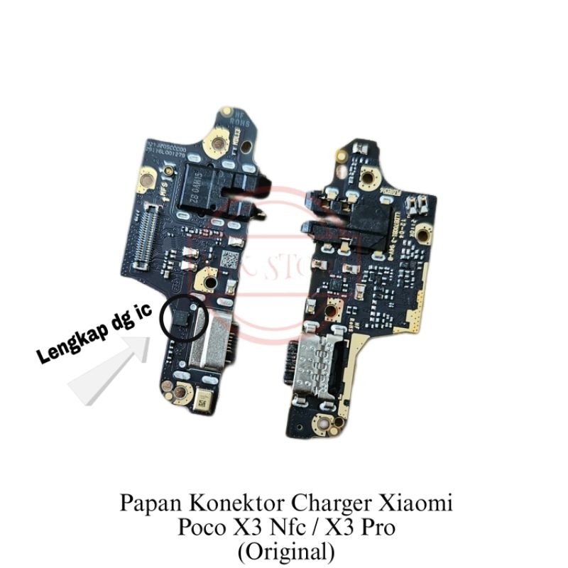 Jual Pcb Konektor Charger Papan Con Cas Xiaomi Poco X3 Nfc X3 Pro Original Shopee Indonesia 