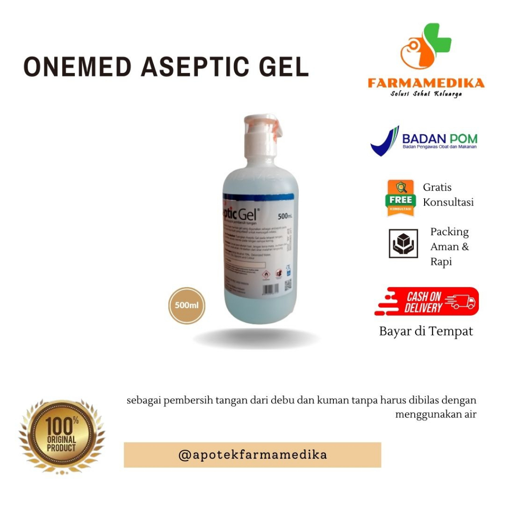 Jual Onemed Aseptic Gel Ml Shopee Indonesia