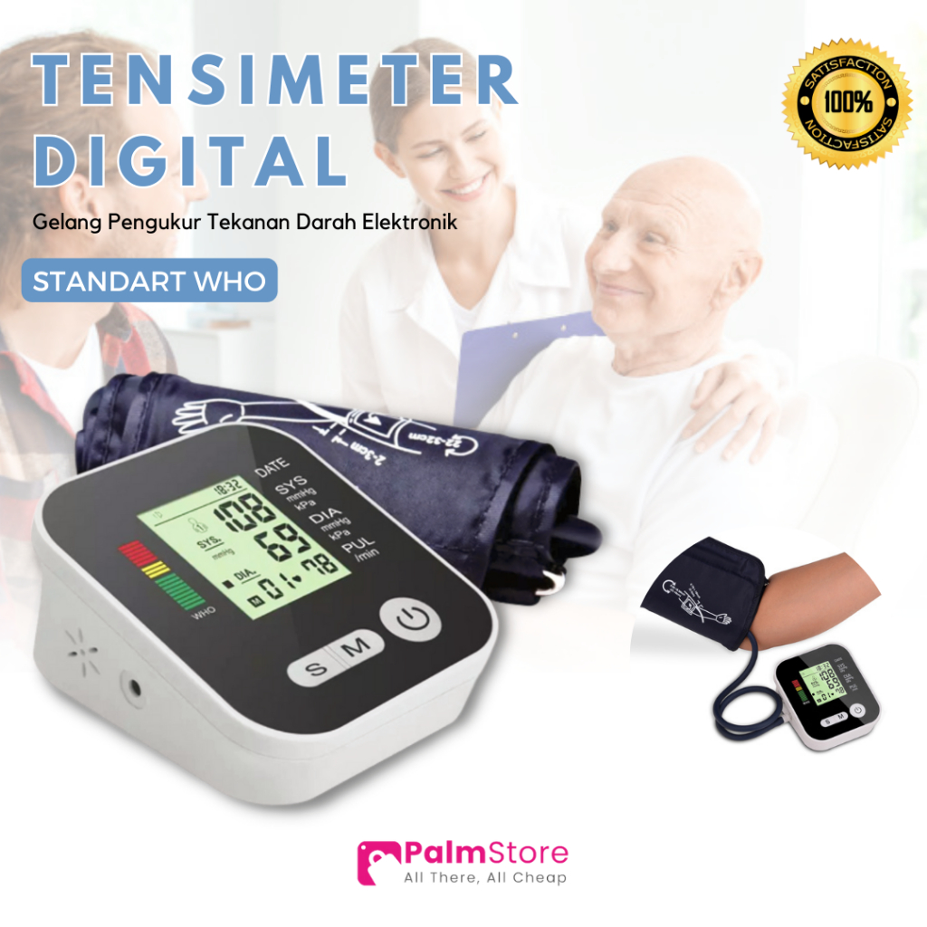 Jual Alat Cek Tensimeter Pengukur Tekanan Tensi Darah Tensimeter ...