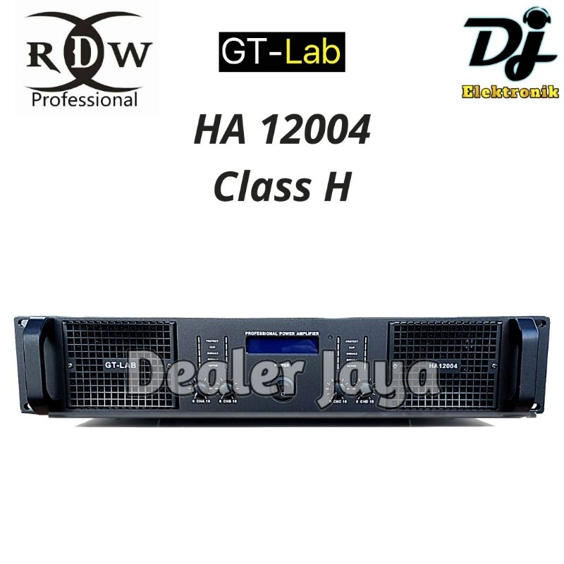 Jual Power Amplifier GT Lab RDW HA 12004 / HA12004 4 channel Shopee