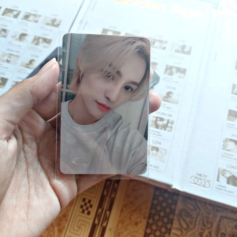 NCT 2023 golden age ジェミン　soundwave トレカ nct 2023 golden age photocard template 엔시티 골든에이지 포카
