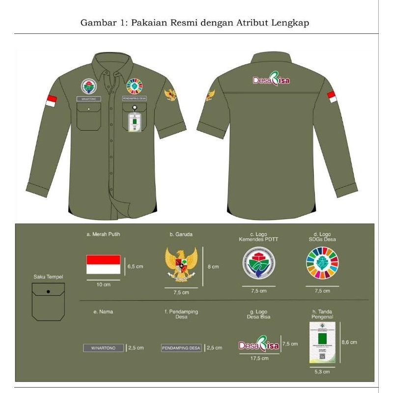 Jual seragam KEMENDES baju KEMENDES kemeja KEMENDES PDH KEMENDES kemeja