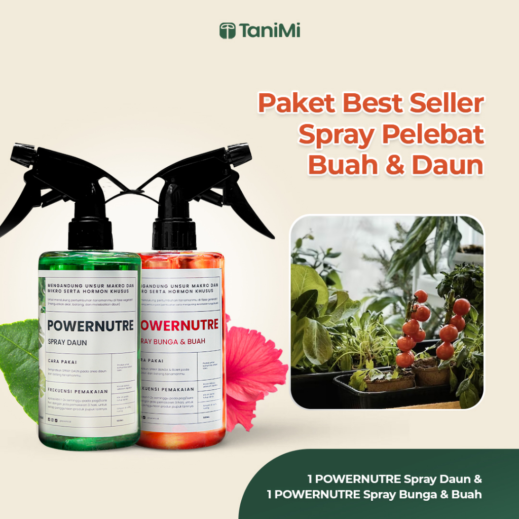 Jual TANIMI - [2 PCS] BUNDLING Pupuk Pelebat Daun dan Pupuk Pelebat ...