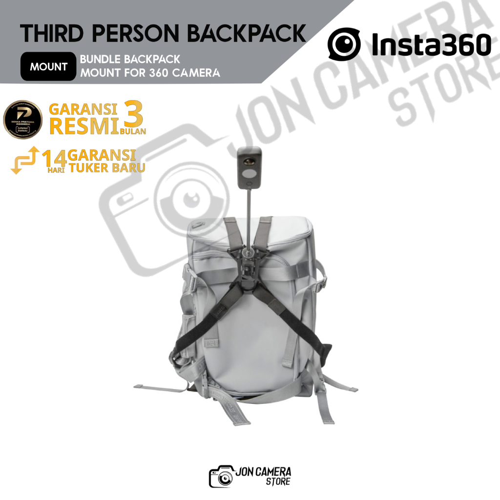 Jual Insta360 Third Person Backpack Mount Bundle Backpack Mount 360 ...