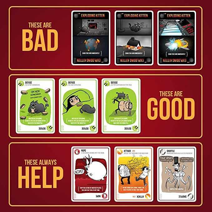 Jual EXPLODING KITTENS A CARD GAME | Shopee Indonesia