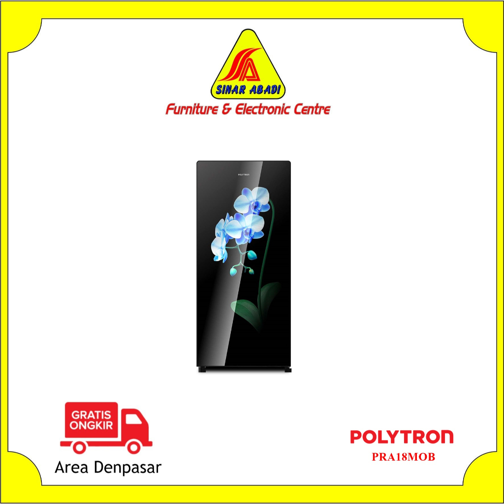 Jual Kulkas 1 Pintu Polytron PRA18CMS / CRX / MOB / DMY | Shopee Indonesia