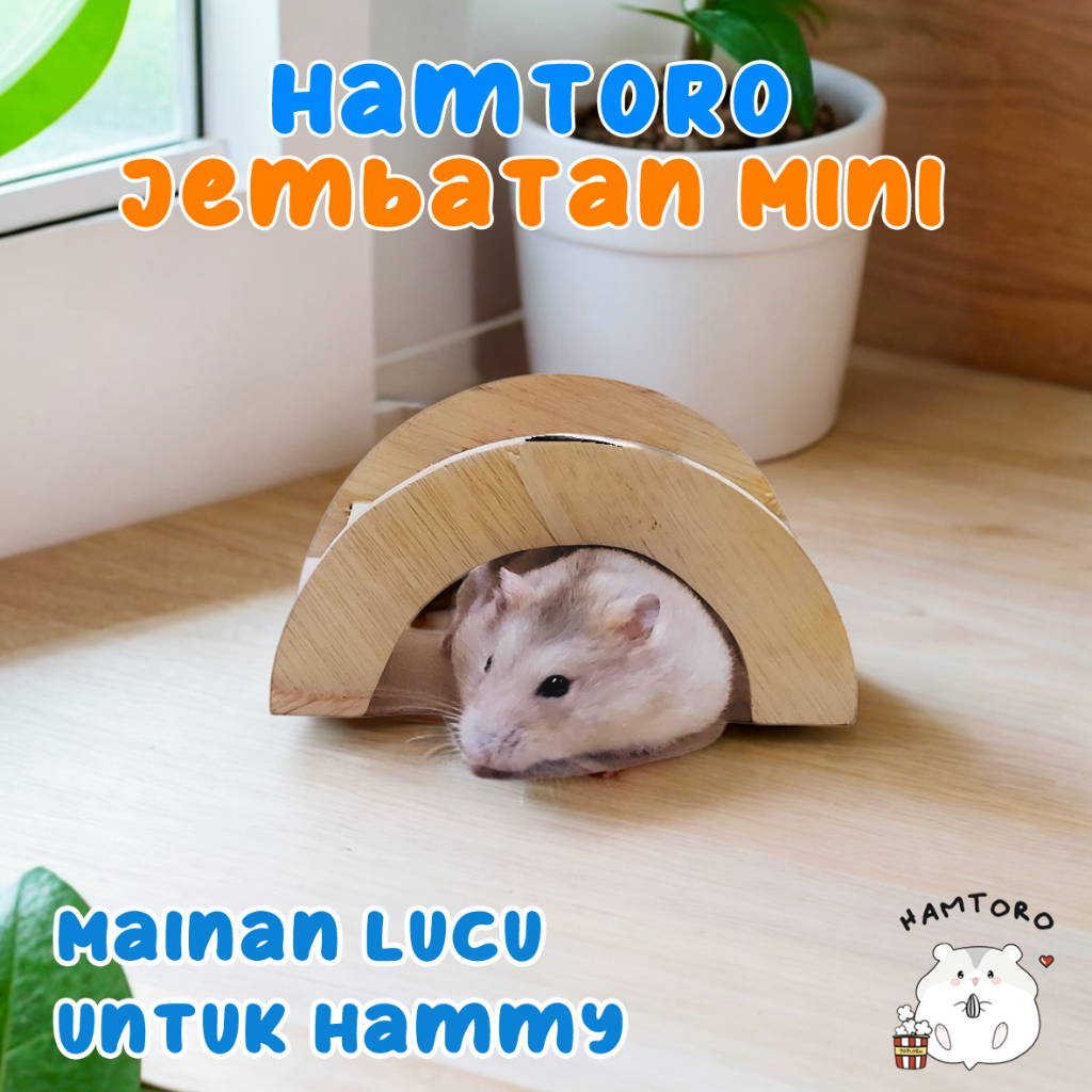 Jual Jembatan Mini Mainan Hamster Kayu Lucu | Shopee Indonesia