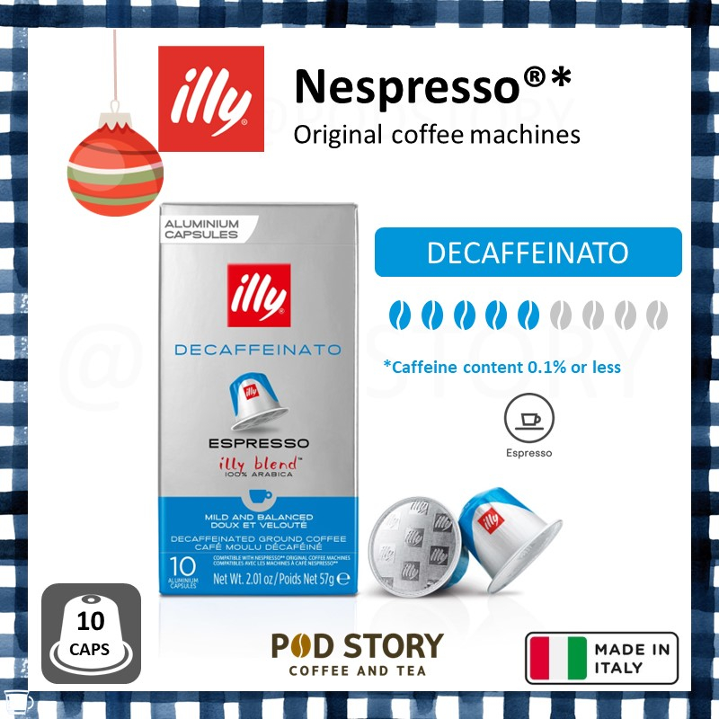 Illy Nespresso Decaf Original Pods Nespresso Illy Coffee Capsules