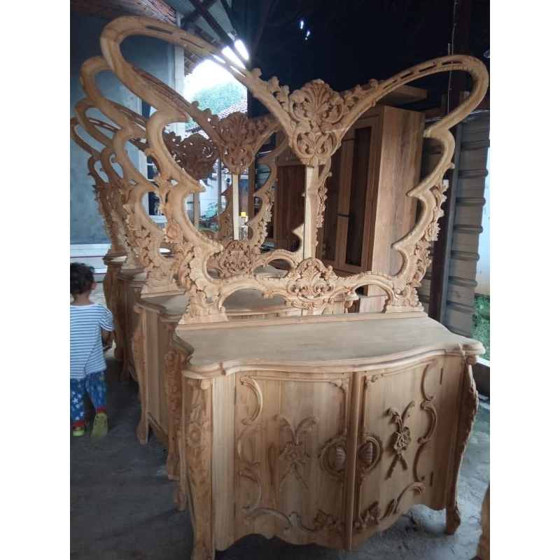 Jual tolet kupu kupu tolet minimalis tolet ukir kayu jati | Shopee