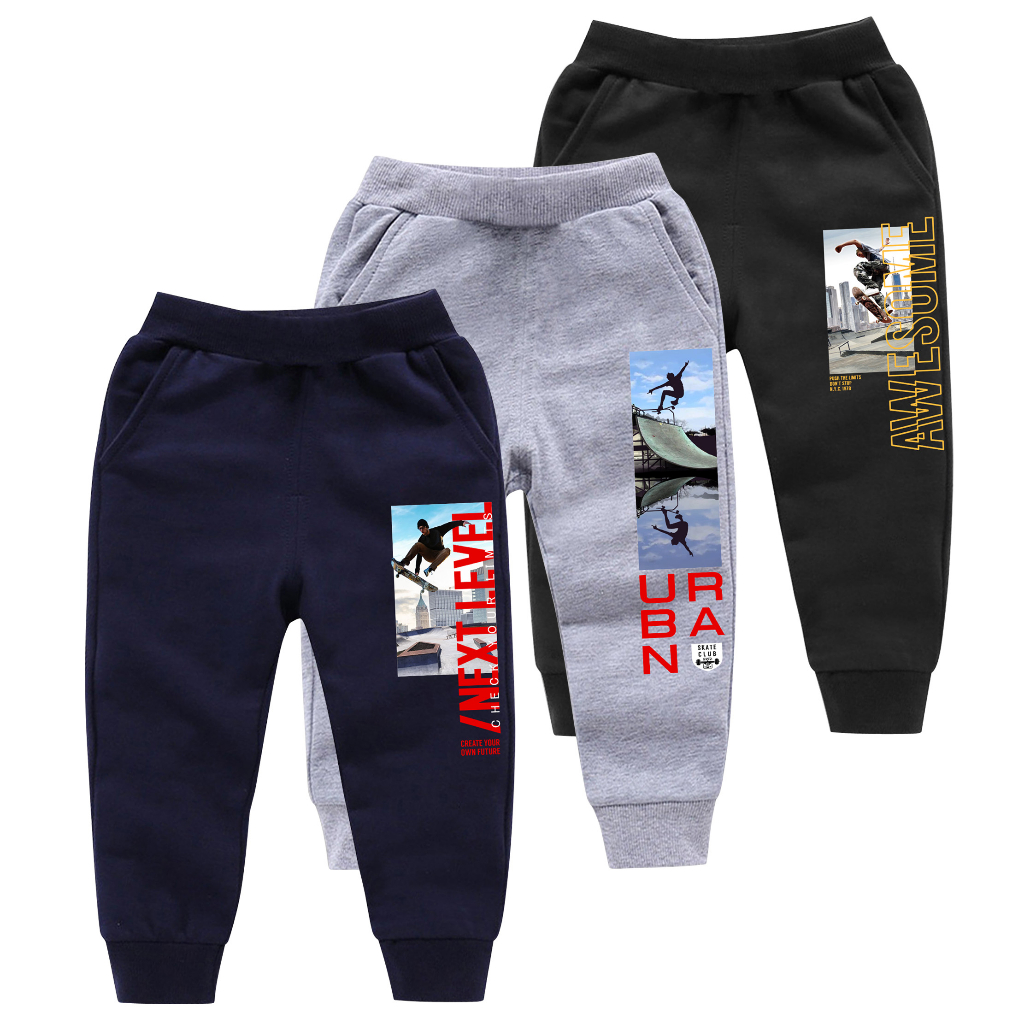 Aero Cargo Denim Celana Jogger Anak Laki-laki
