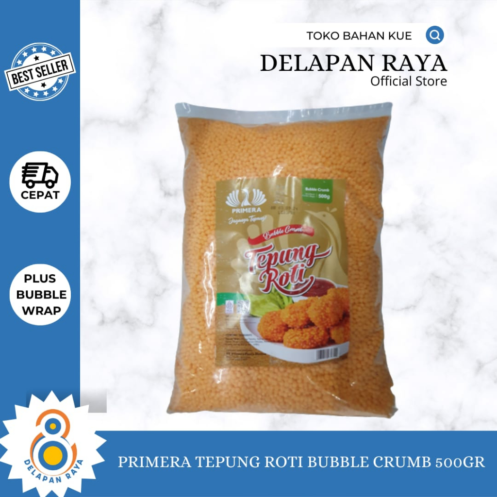 Jual Bubble Crumb Primera Orange Gr Tepung Roti Bulat Crispy Nugget