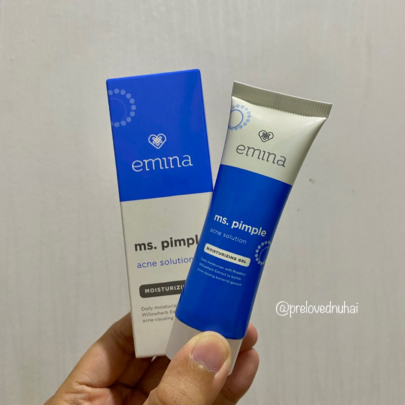 Jual PROMO! Emina Ms Pimple Moisturizer 20 ml Emina Moisturizing gel Acne Shopee Indonesia
