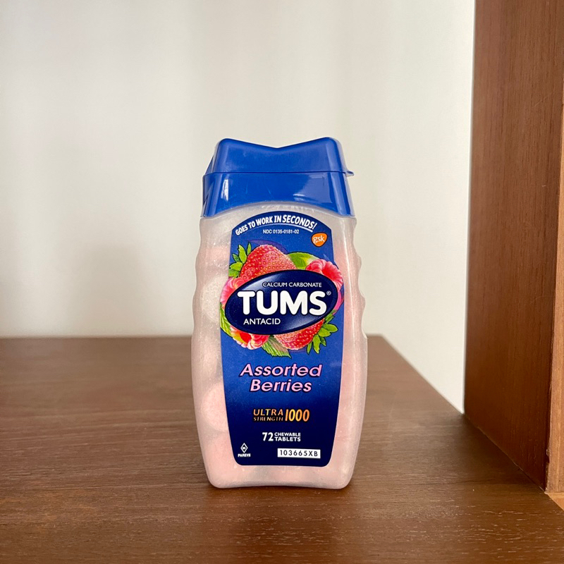 Jual Tums Antacid Assorted Berries Ultra Strength 1000 72 tablets
