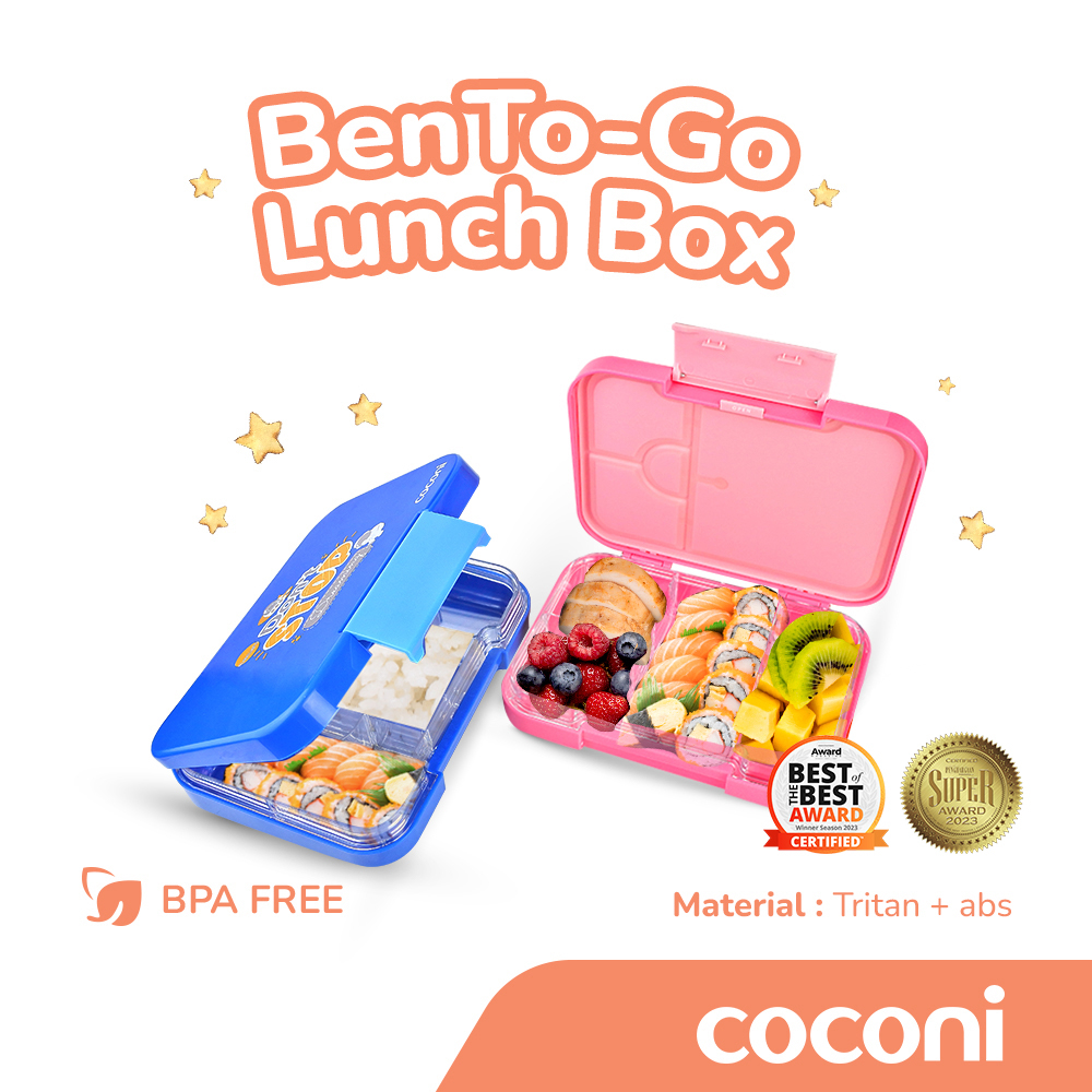 Jual COCONI BenTo-Go Yummy Lunch Box | Bento Box Kotak Makan Anak