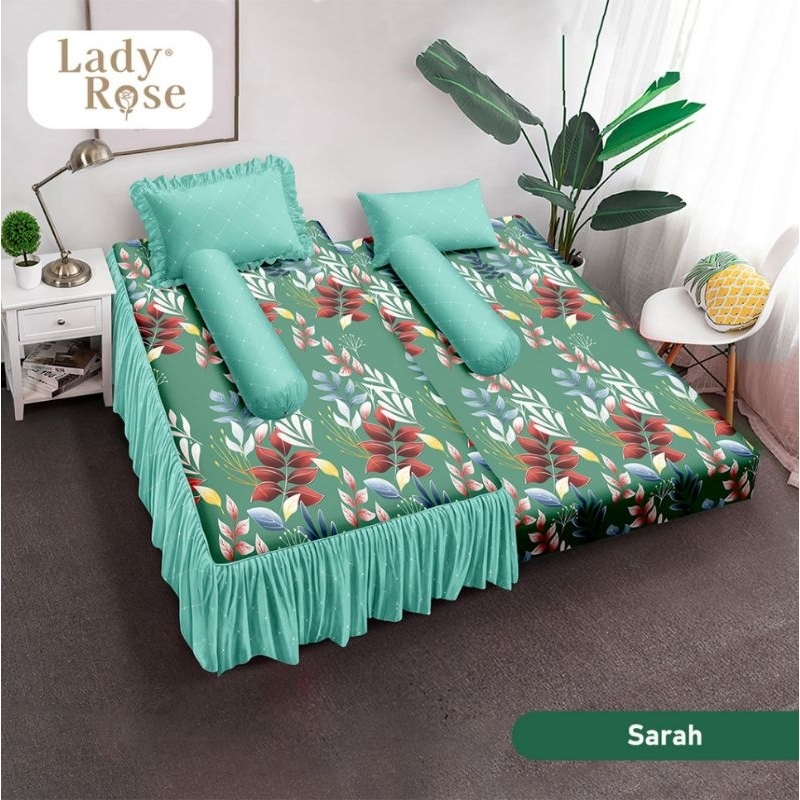 Jual Lady Rose Sprei In Kasur Sorong X Fitted Motif Limited Edition Shopee Indonesia