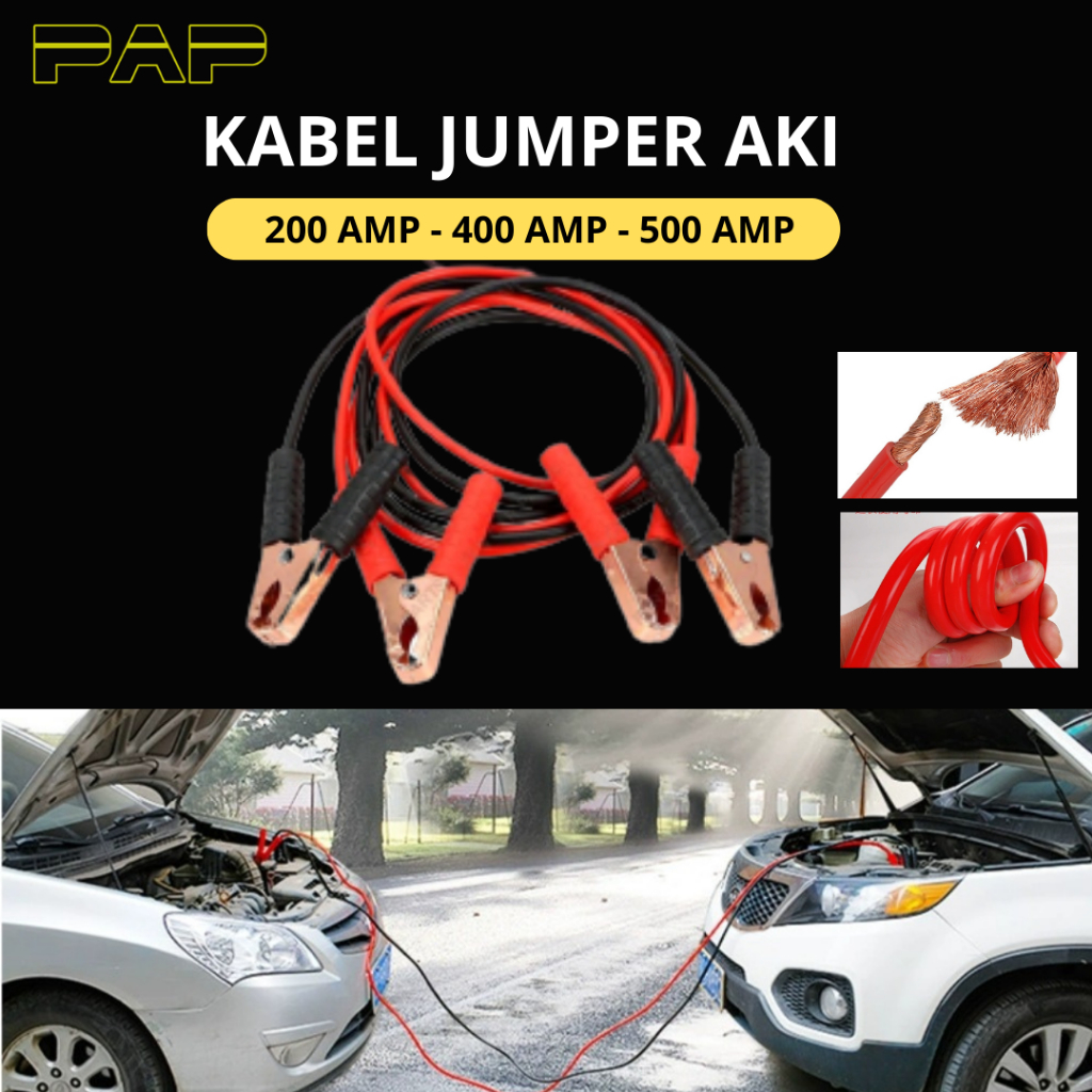 Jual Jumper Aki Mobil Kabel Jumper Booster 200 A /400 A / 500 A Jamper