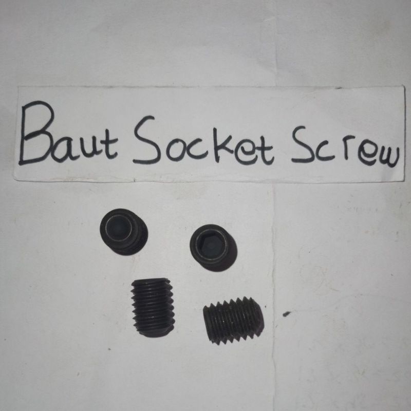 Jual Baut Socket Screw Baut Tamankunci L 38 × 12 Shopee Indonesia